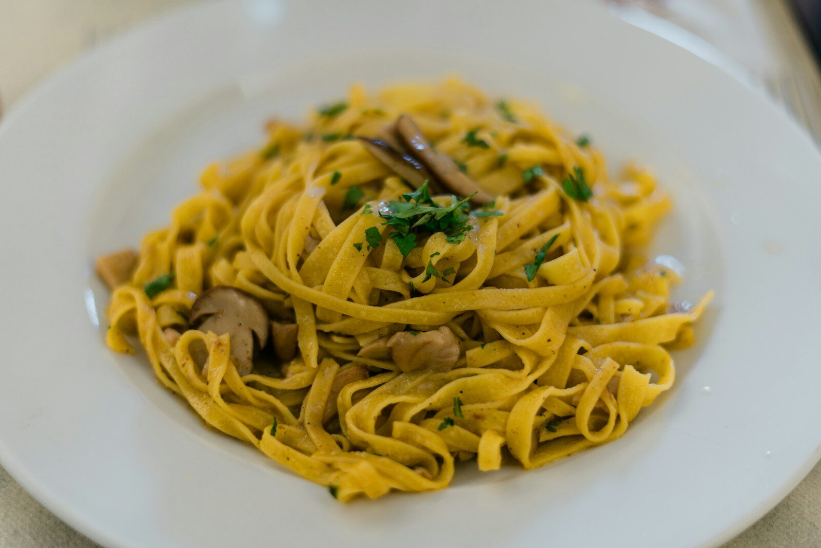 Photo by Gabriella Clare Marino pasta dish on white ceramic plate