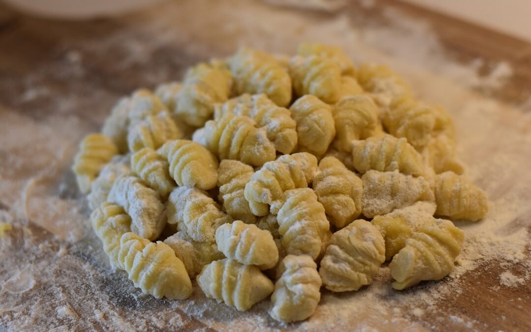 Gnocchi fatti in casa e risotto al Blu di Maggia